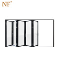 Japanese lowes glass interior accordion folding  door